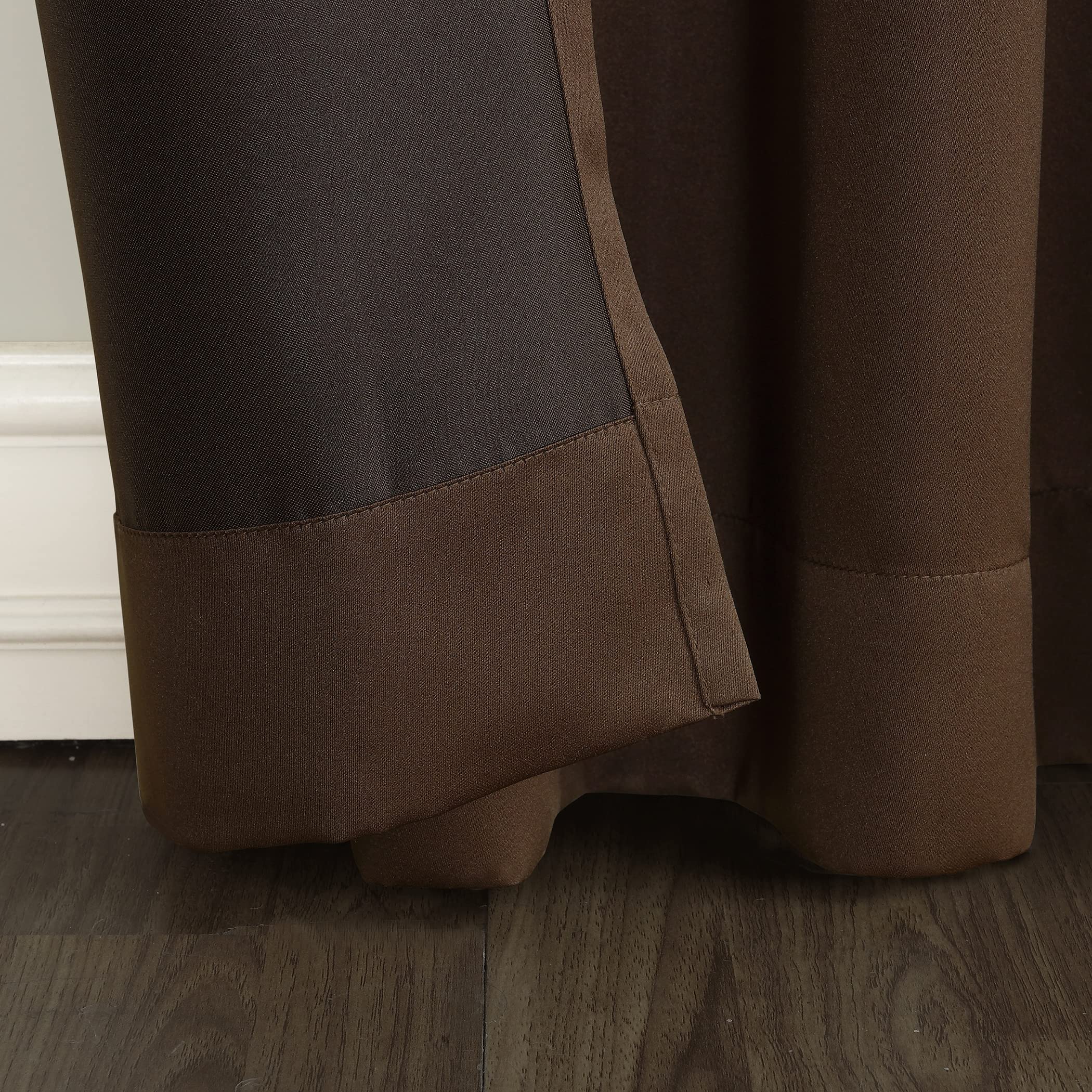 Sun Zero Barrow blackout fabric closeup highlights durable, light-blocking weave.