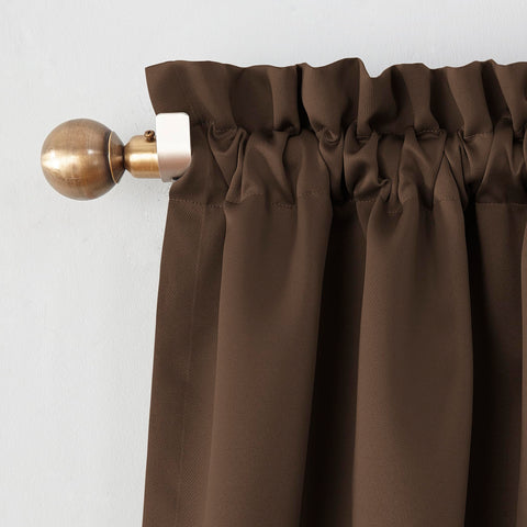 Sun Zero Barrow curtain panel right-side layout demonstrates room-darkening benefits.