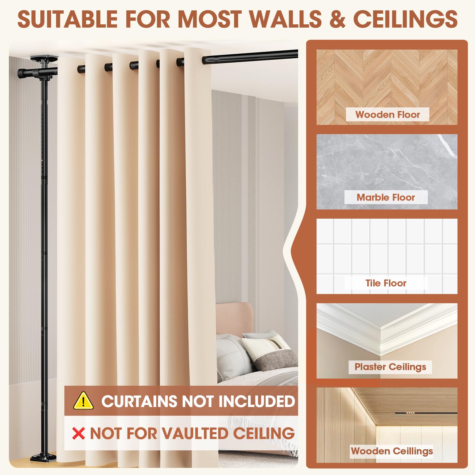 SUNALLY easy tool-free installation image emphasizes quick setup without drilling.