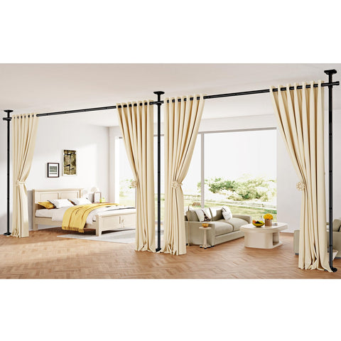 SUNALLY supports horizontal or L-shaped setups for privacy