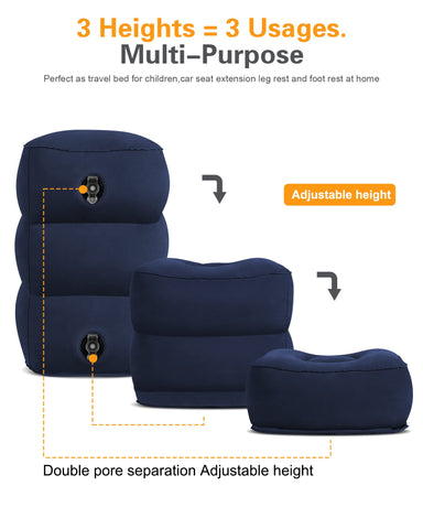 Sunany foot rest adjustable height demonstrates customizable comfort during desk work