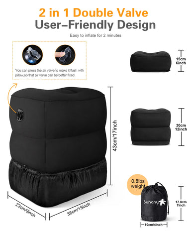 Sunany travel foot rest in an office or home setup