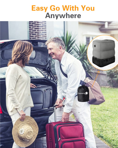 Sunany travel set includes eye mask and earplugs for rest on flights