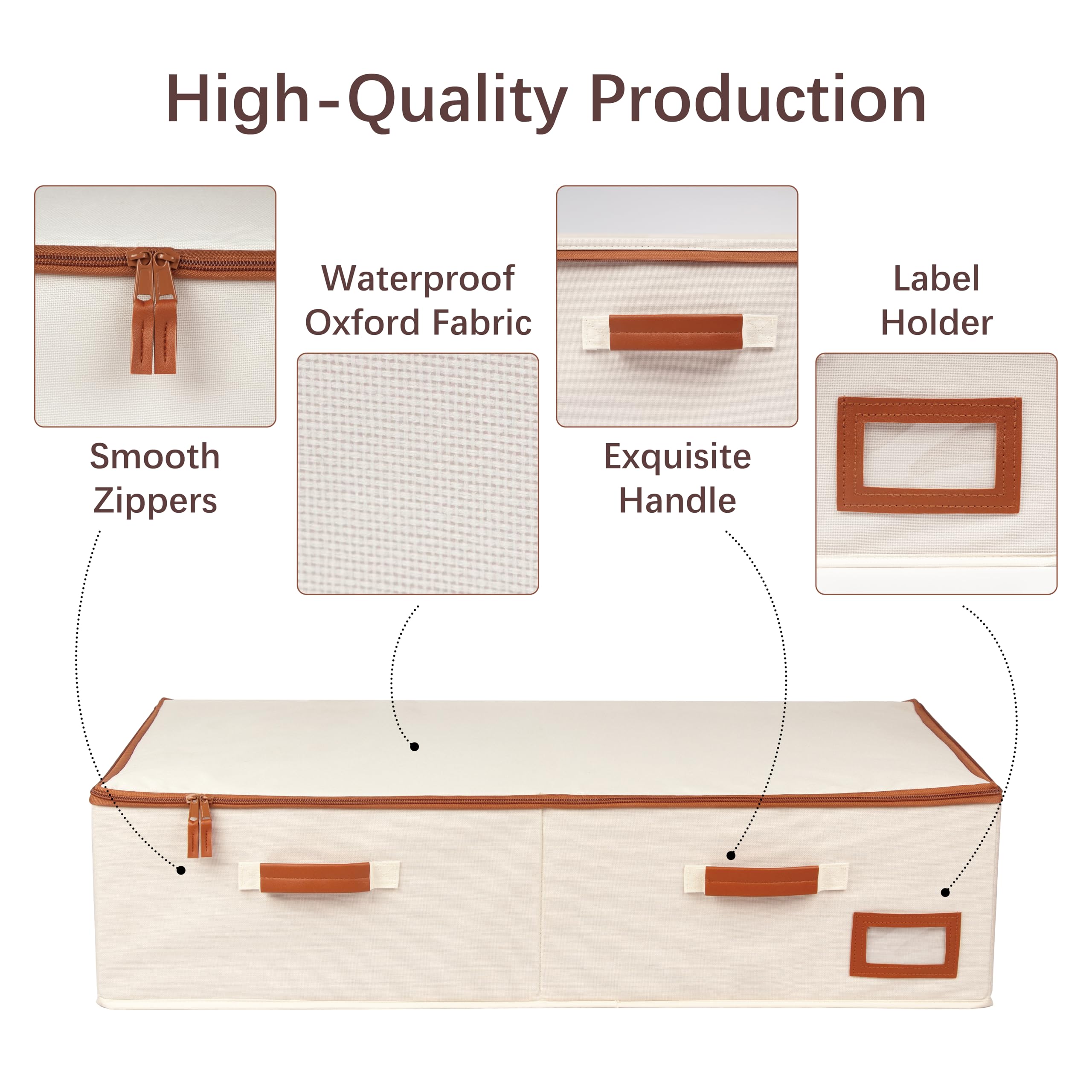 SUNAUMI Oxford fabric exterior provides water-resistant protection.
