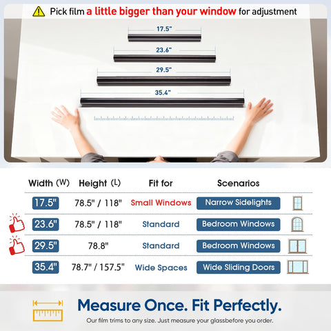 SUNBABY bedroom window privacy film reduces glare and enhances comfort