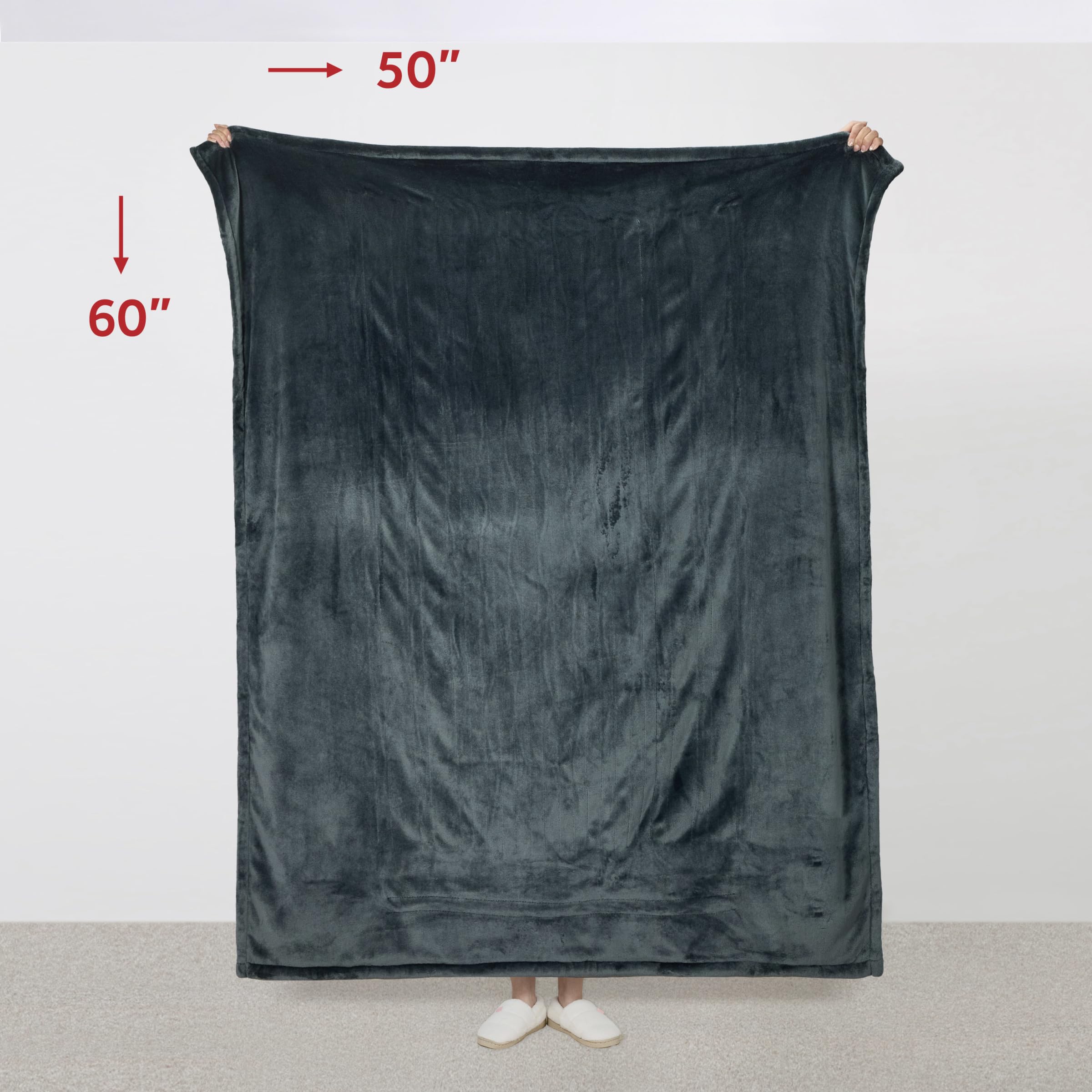 Sunbeam generous 50x60 inch throw for couch or bed.