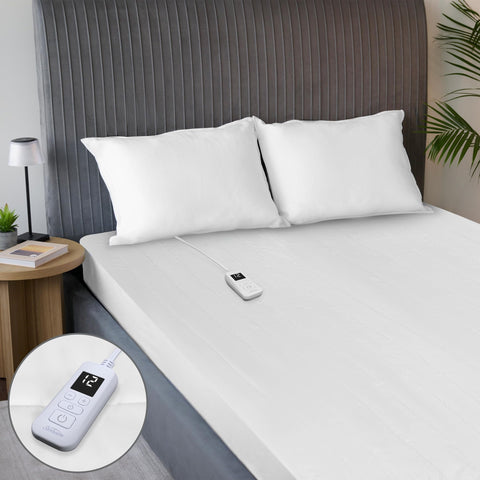 Sunbeam Restful Quilted Electric Heated Mattress Pad plush top warmth for cozy nights