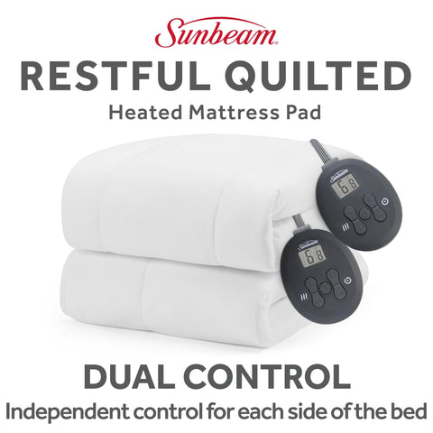 Sunbeam Restful controller with LED display for easy nighttime adjustments