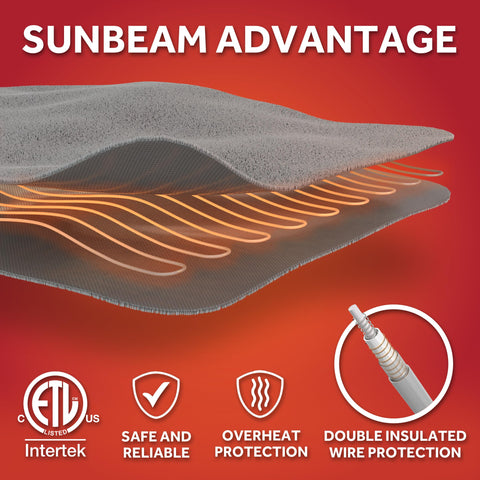 Sunbeam auto shut-off icon illustrating safety feature