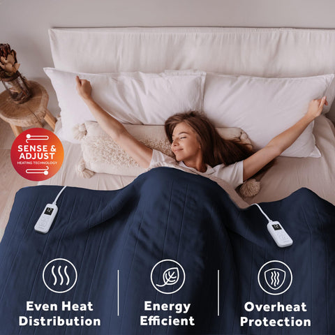 Sunbeam Royal Ultra Fleece blanket features plush fleece for a soft cozy feel