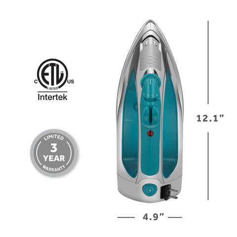 Sunbeam Turbo Steam Iron auto-clean feature helps maintain performance.