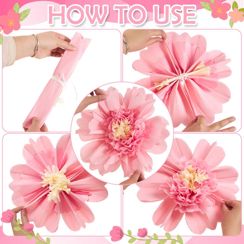 SUNBEAUTY 12inch floral blooms for easy party decor and centerpieces.