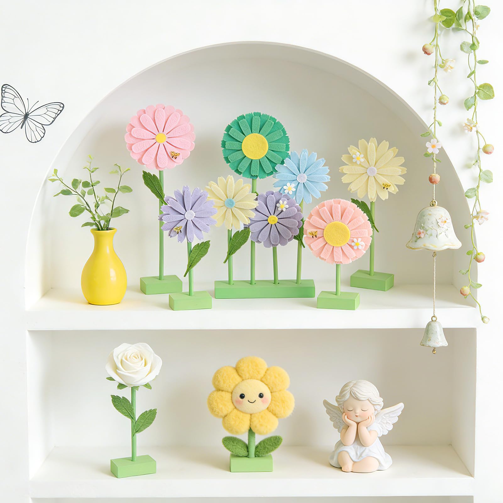 SunBeauty daisies brighten desks, windowsills, and mantels with spring charm