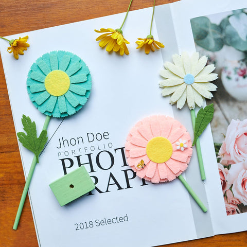 SunBeauty pastel daisies suit bridal showers, Easter decor, and baby celebrations