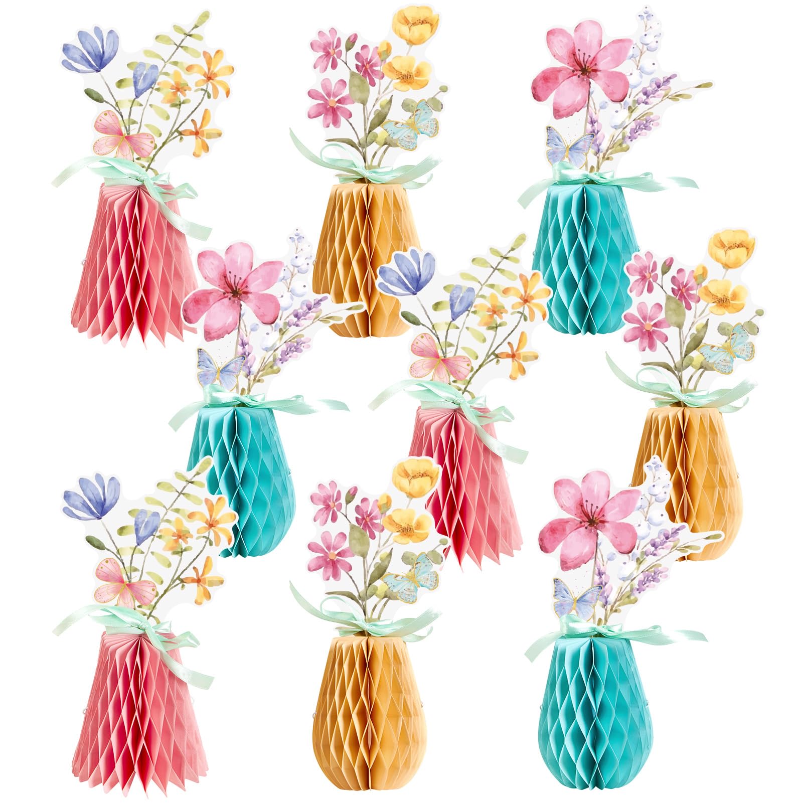 SunBeauty wildflower centerpieces 10-4inch elevate spring table décor for events