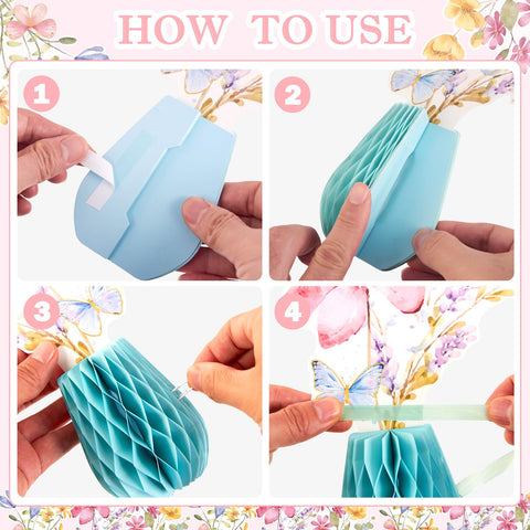 SunBeauty pink-blue accent centerpiece adds vibrant hue to celebrations
