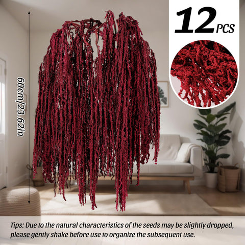 Suncalla amaranthus 60 cm stems enhance drape in centerpieces and arches.