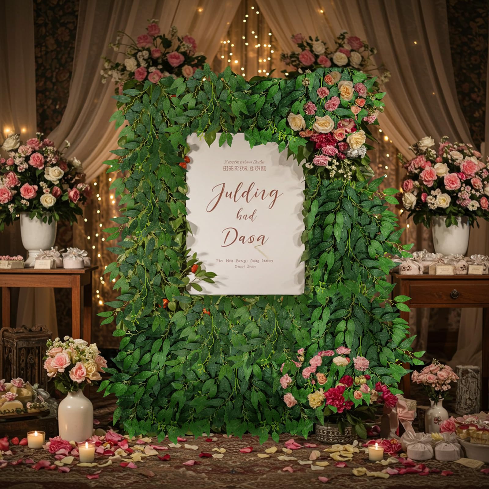 Suncalla stems enhancing home decor with realistic greenery accents.