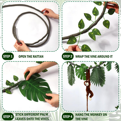 Suncalla adhesive design for easy secure placement on vines and leaves