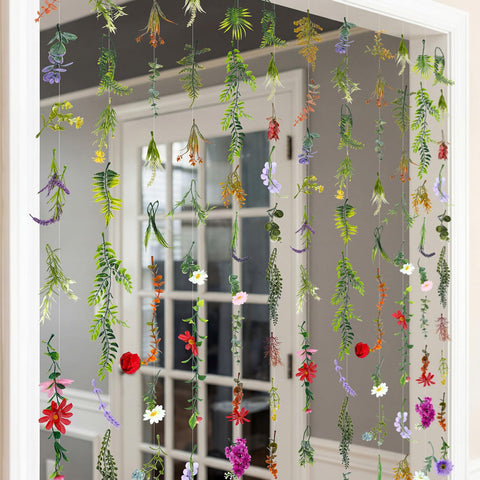 Suncalla silk wildflowers backdrop with lifelike petals for backdrop styling