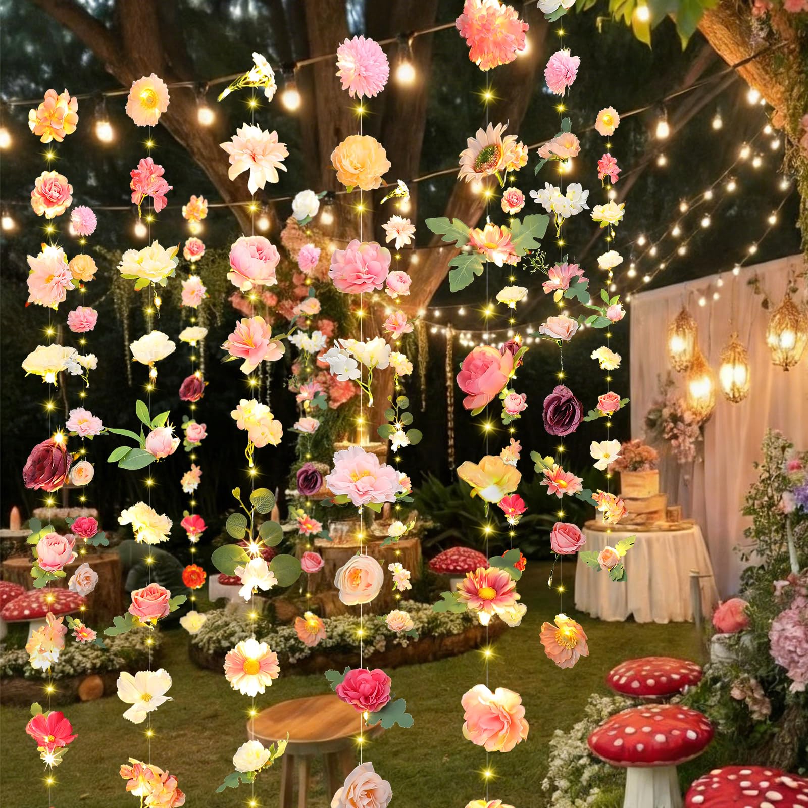 Suncalla wedding bridal shower decor ideas for elegant ceiling or wall accents.