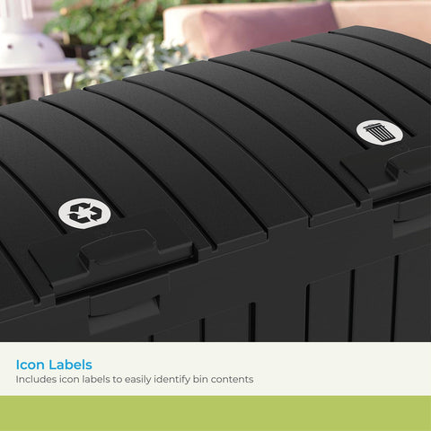 Ergonomic integrated handles on the Suncast cabinet for easy movement outdoors