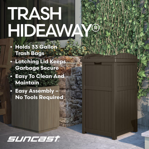 Large 33-gallon capacity for party cleanup and daily use