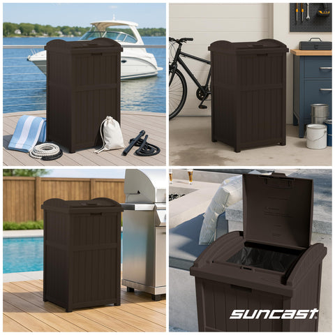 Sturdy base reduces tipping on windy days and patios