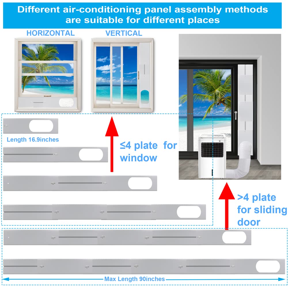 SunDiao window seal helps block gaps around portable AC installations.
