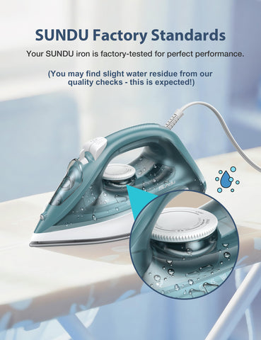 Vertical steaming mode ideal for hanging garments and quick refresh.