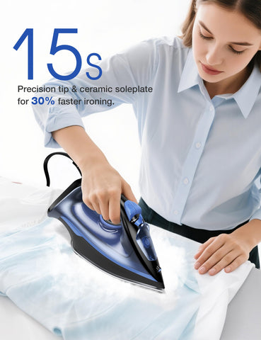 Sundu Steam Iron precise thermostat dial for fabric-safe temperature control