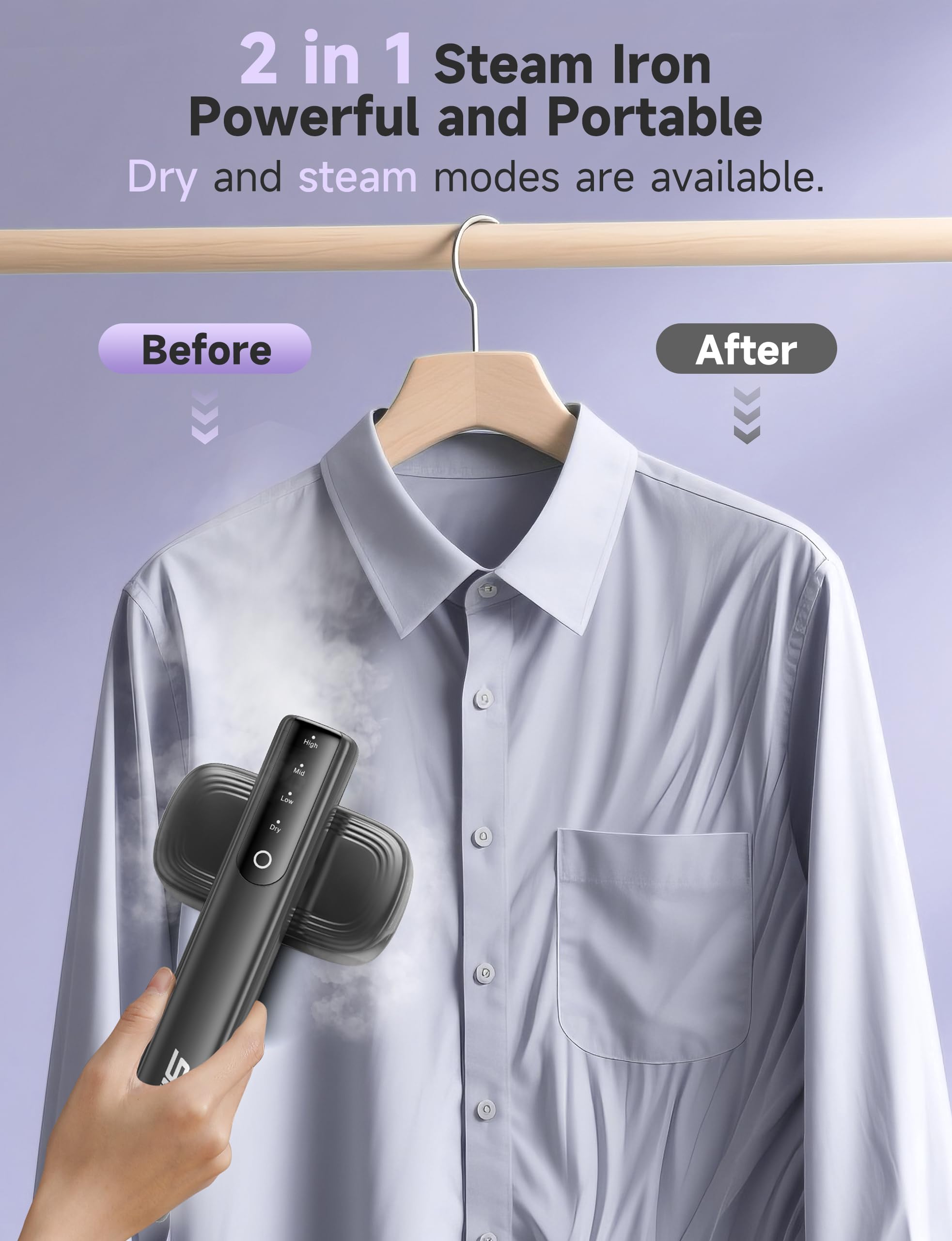 Sundu steamer 15s heat-up for fast garment refresh