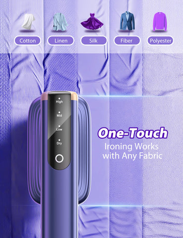 Sundu Travel Steamer uses ceramic soleplate for gentle fabric care.