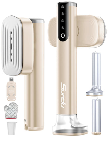 Sundu travel steamer compact design enables easy packing and quick wrinkle removal.