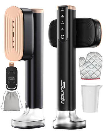 Sundu travel steamer compact design for easy packing and quick ironing on the go.