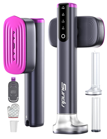 Sundu Travel Steamer front view; compact design for quick wrinkle relief.