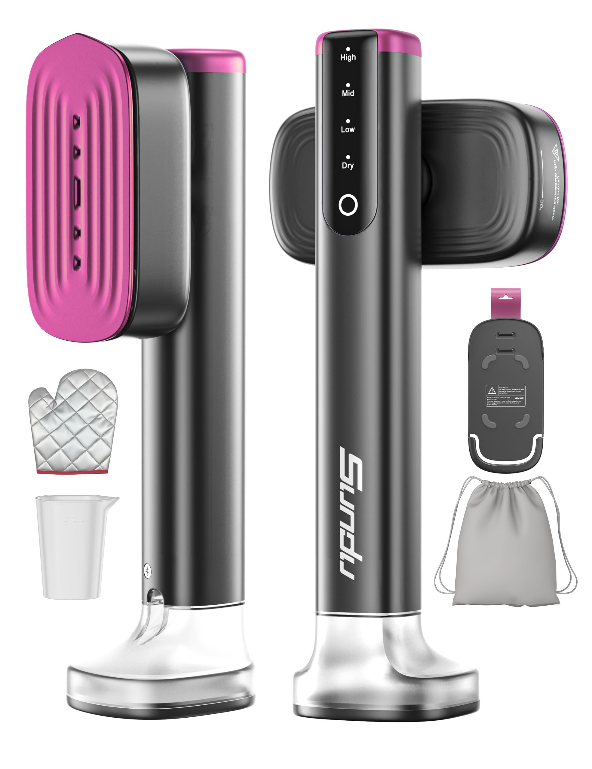 Sundu Travel Steamer heat-up in 15 seconds for quick touch-ups.