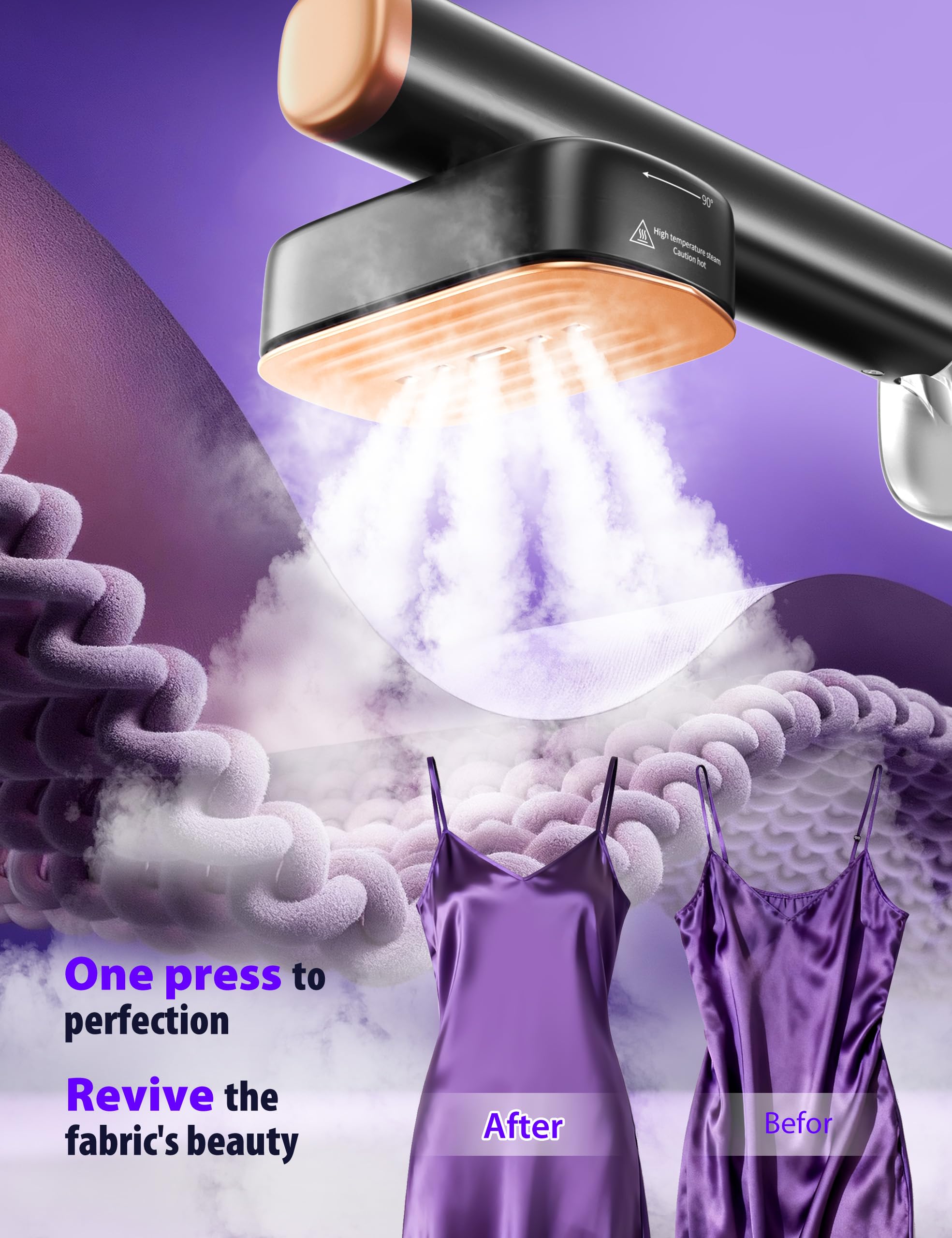 Sundu travel steamer leakage-proof water system for mess-free ironing.