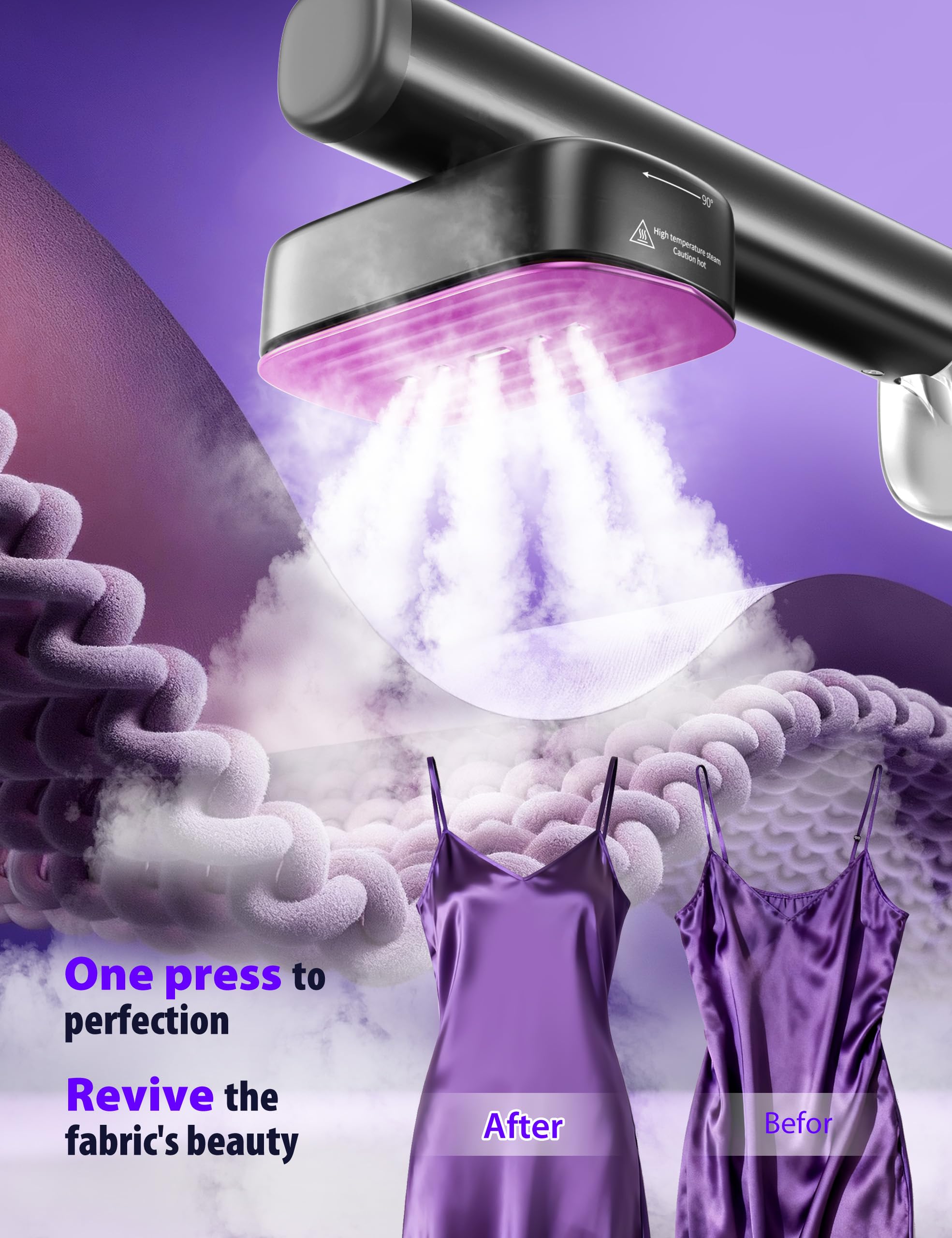 Sundu Travel Steamer portable design for travel and quick refresh.