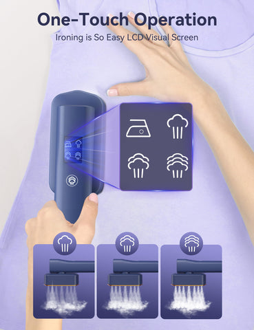 Sundu Travel Steamer rotated 90 degrees for easy flat ironing in tight spaces