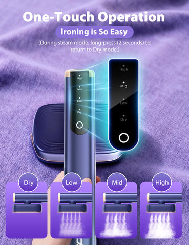 Sundu Travel Steamer delivers strong 24 g/min steam for fabric smoothing.