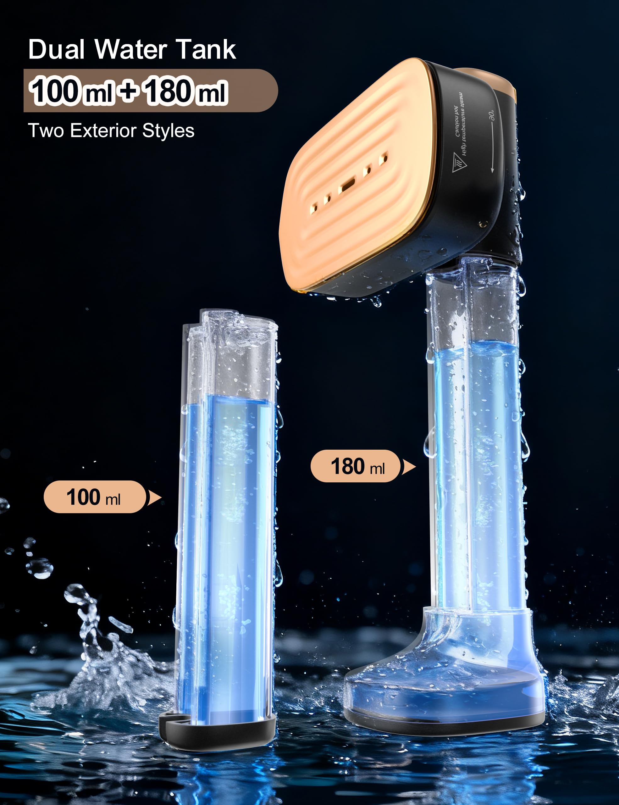 Sundu Travel Steamer ultra-portable size fits easily in luggage.