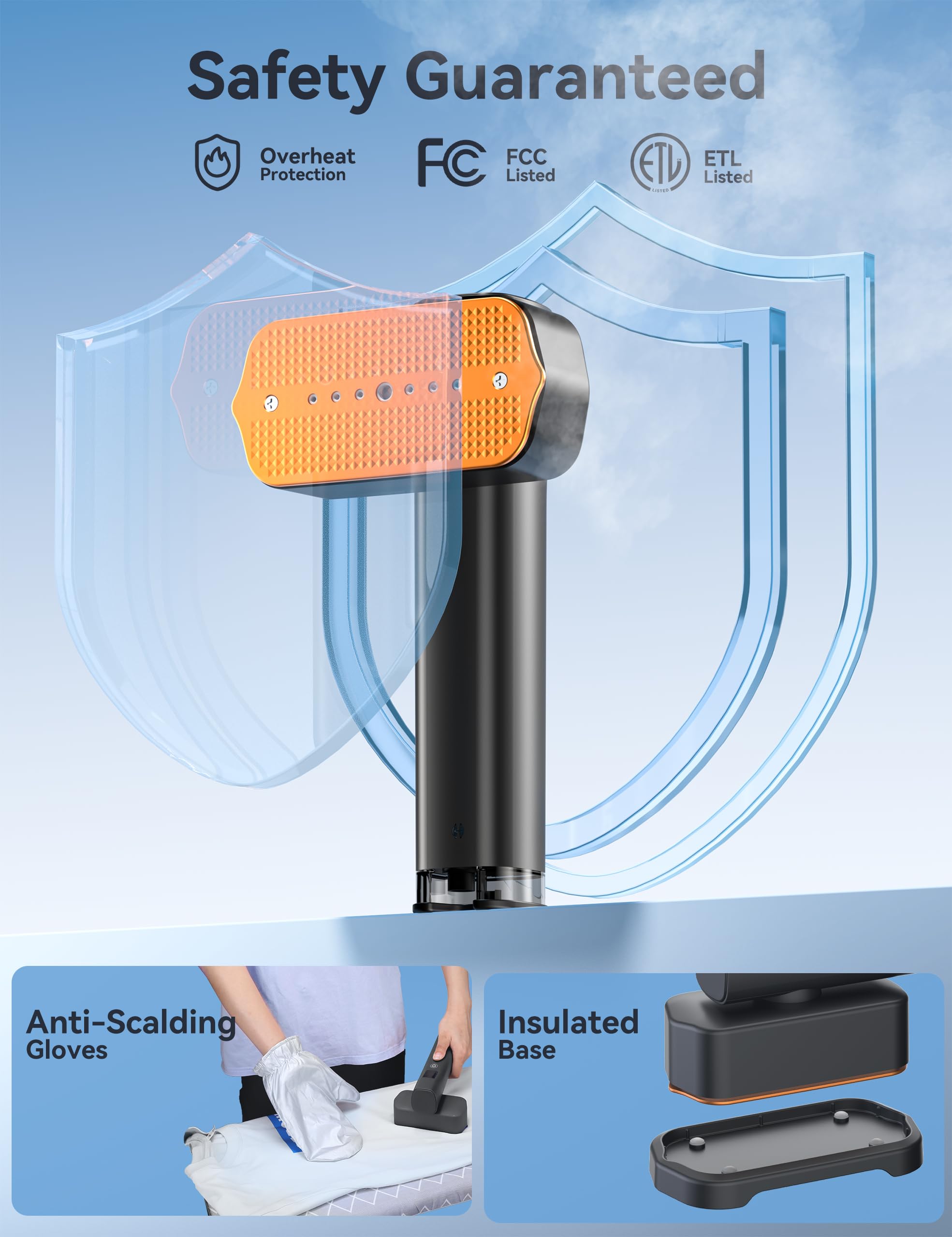 Sundu travel steamer water pump with leak-free design in action