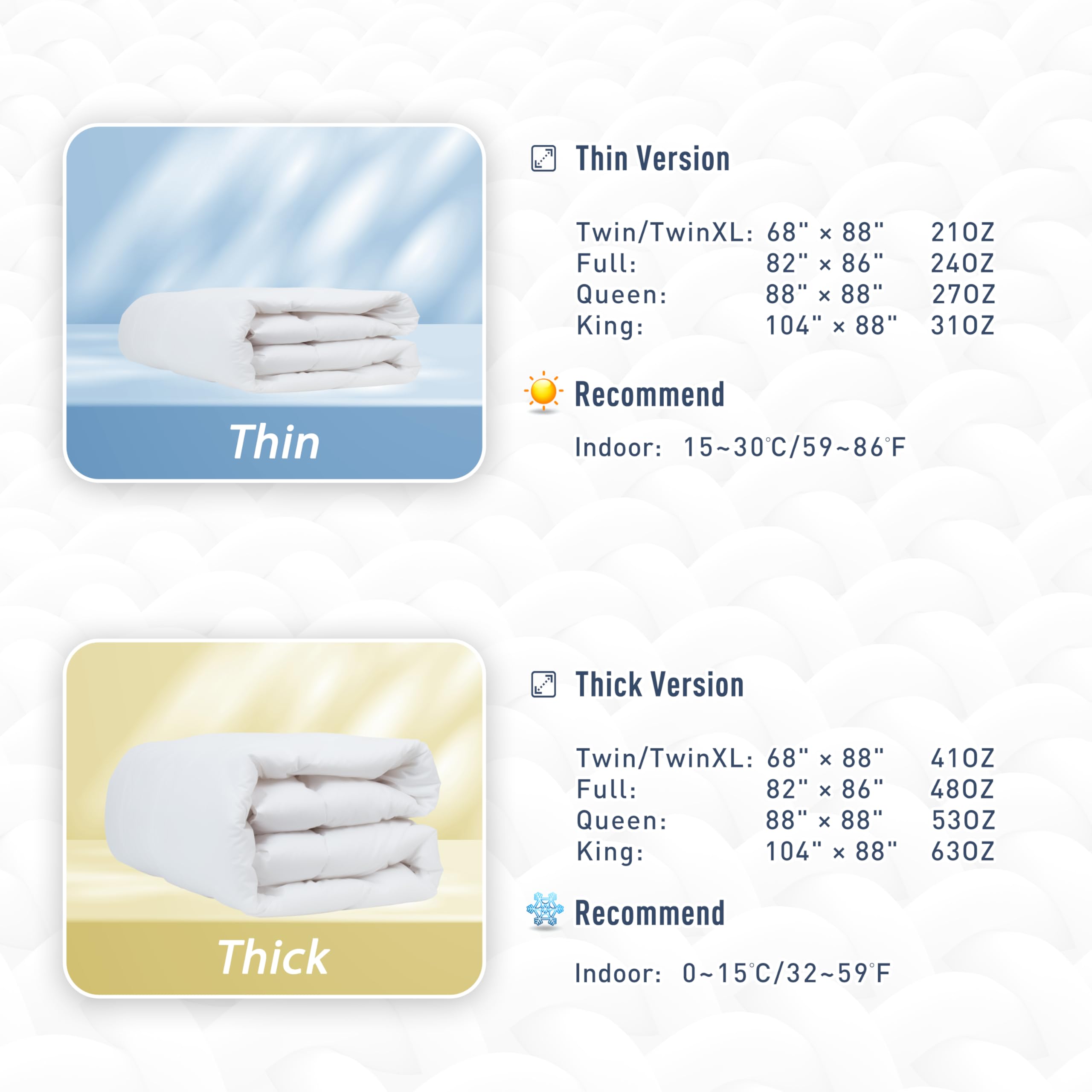 Sunflower comforter queen with down-alternative filling provides breathable warmth