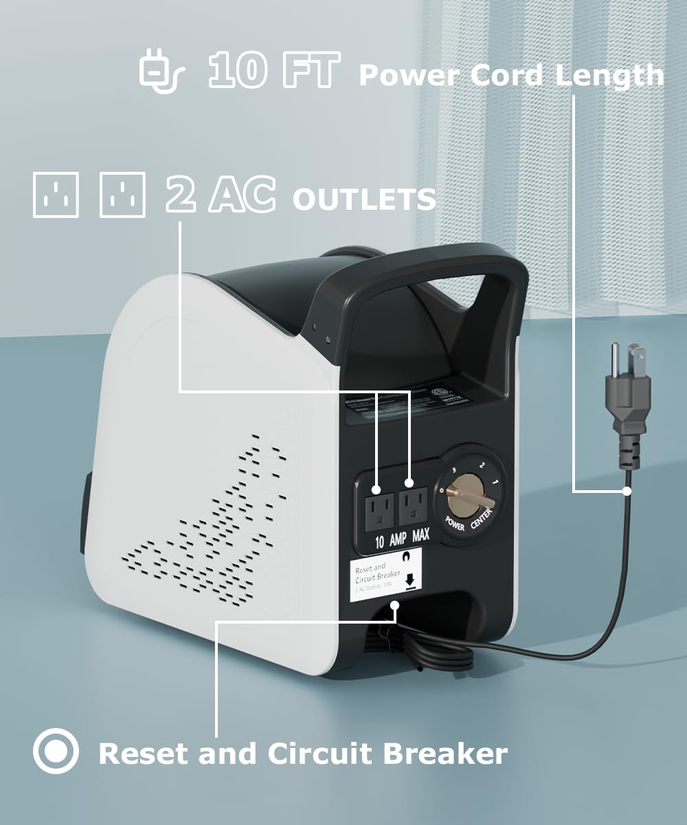 Sungaryard blower fan angled-drying with 185° rotation for flexible placement.