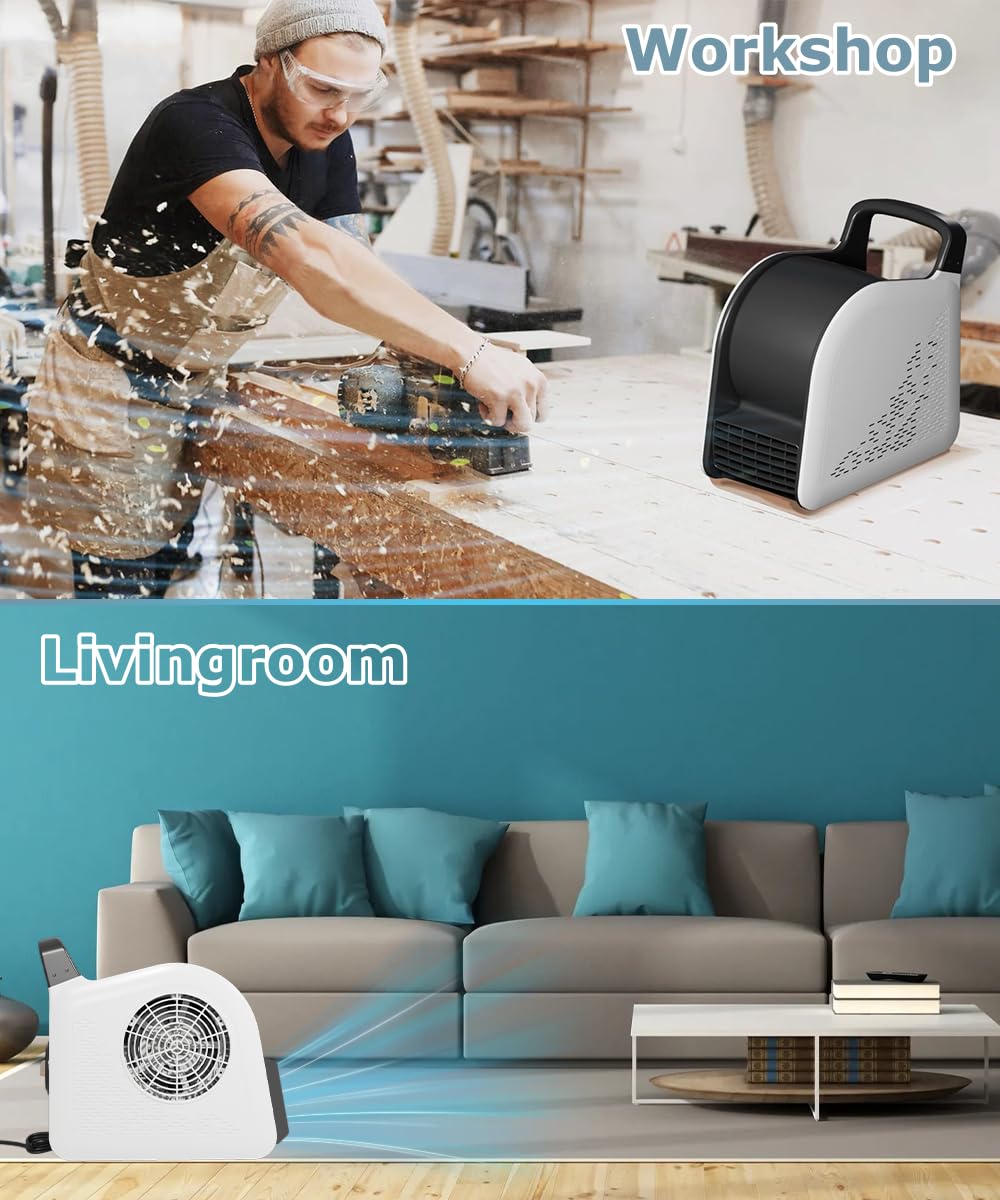 Sungaryard rugged garage/workshop blower with strong airflow.