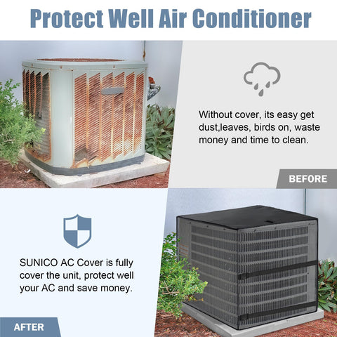 SUNICO cover features adjustable straps and buckles for a snug, secure fit.