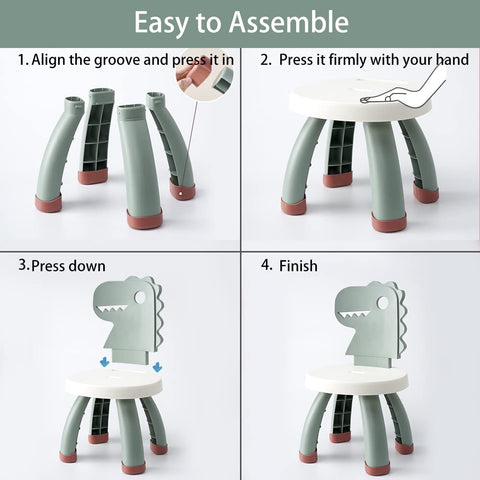 Sunkaioo Toddler Dino Chair child using chair at desk