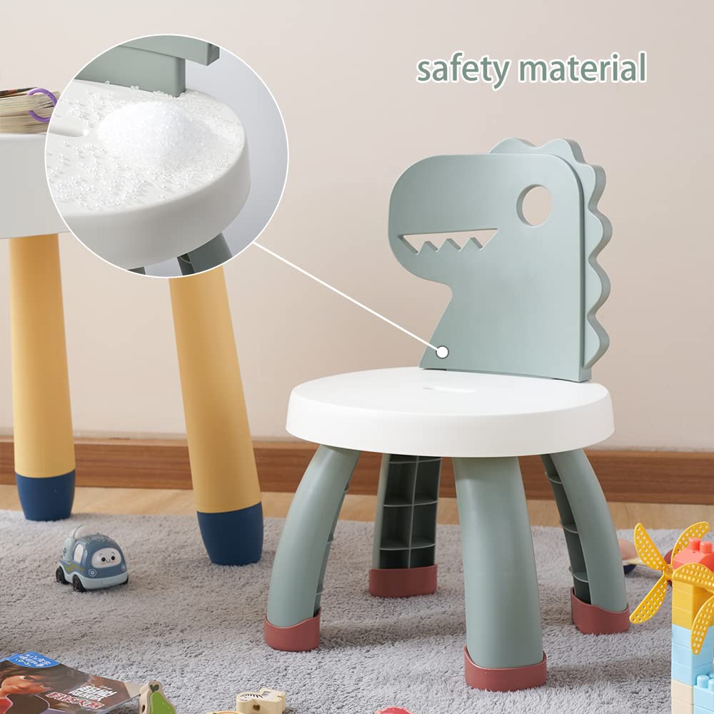 Sunkaioo Toddler Dino Chair packaging emphasizes portability