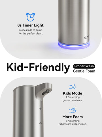 SUNLY durability in stainless steel resists splashes